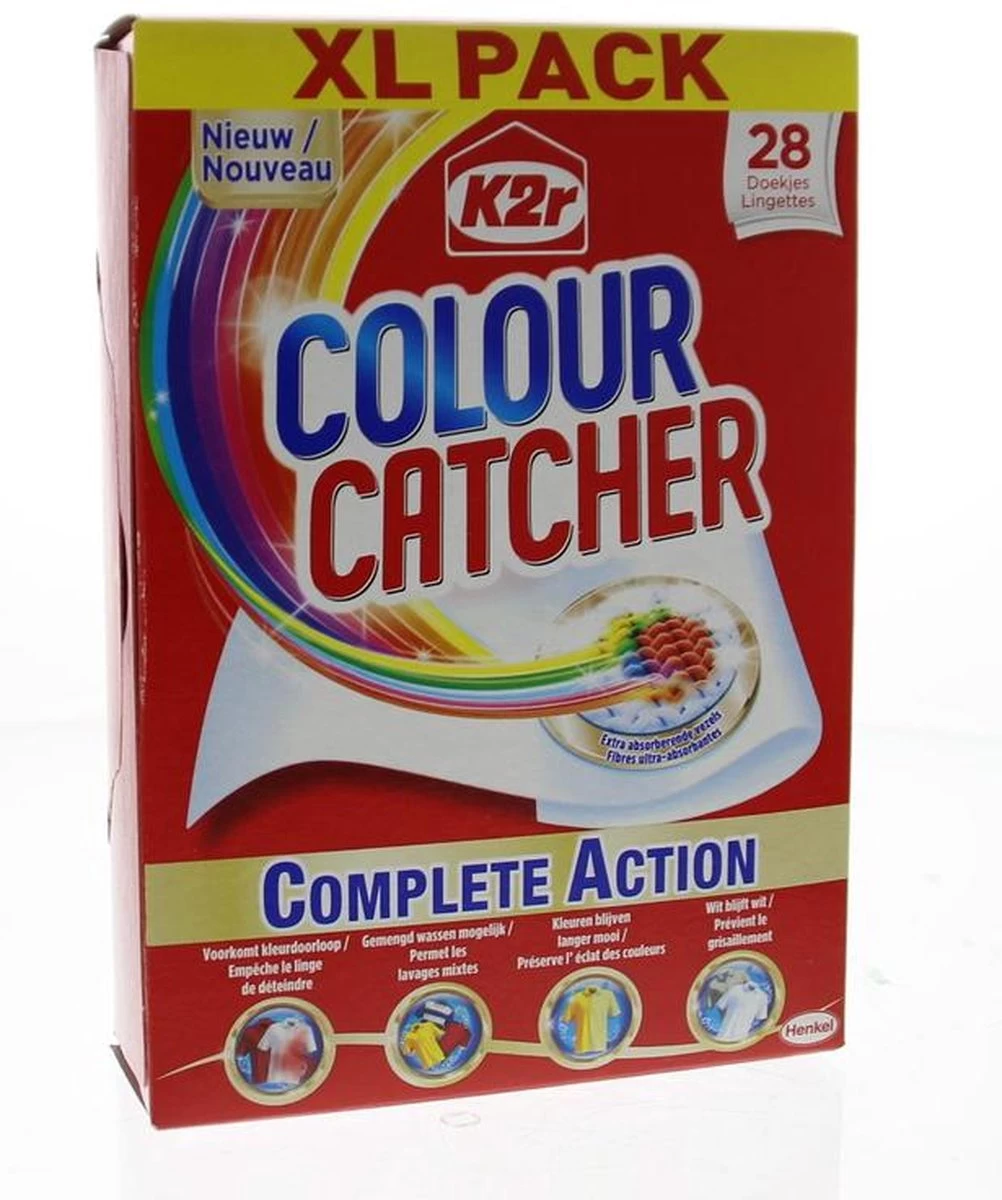 K2r Colour Catcher - Anti Kleurdoorloopdoekjes - Kleurbeschermer - 28 Stuks 8 K2r Colour Catcher - Anti Kleurdoorloopdoekjes - Kleurbeschermer - 28 Stuks - Afbeelding 6