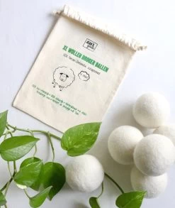 Jean's Goods Drogerballen - Droogballen - Wasdrogerballen - Wasdroger Ballen - Wasbol - Wasbollen - Wasballen - Energiebesparende Producten - Energiebesparend - Duurzaam Cadeau - RWS Wol - Zero Waste - Wasverzachter - Beige - 6 Stuks -Schoonmaakproducten Winkel 1012x1200