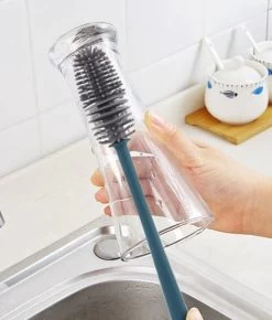 Afwasborstel Voor Lange Glazen Siliconen/ Flessenborstel / Siliconen Borstel Beker Glazen Vaas/ Baby Flessenborstel / Duurzame Afwasborstel / Afwasborstel Voor Lange Glazen / Reinigingsborstel / Siliconen Afwasborstel/ Fles Borstel -Schoonmaakproducten Winkel 1023x1200