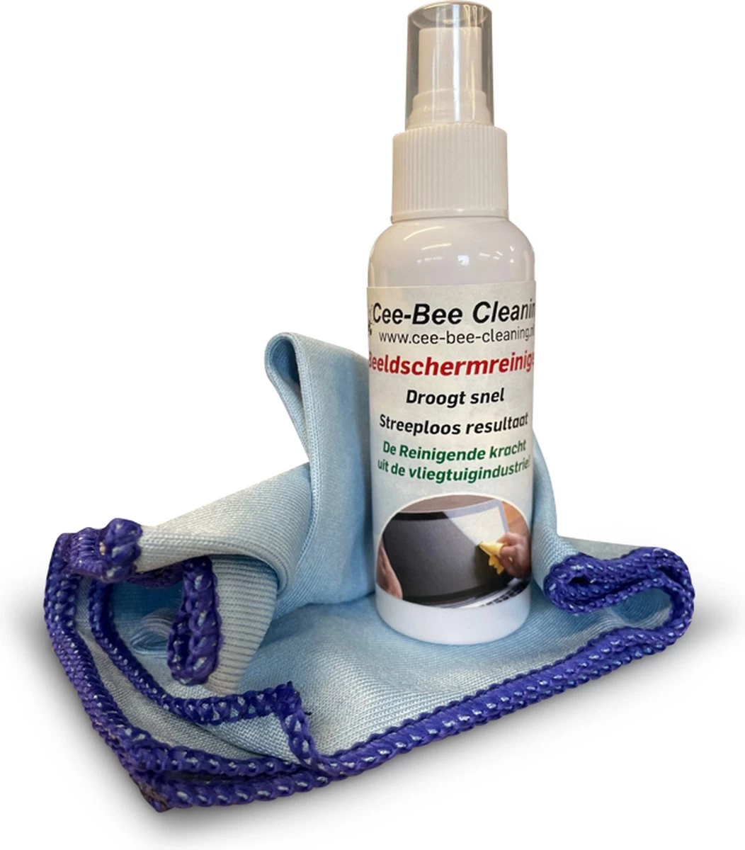 Beeldschermreiniger Met Glasdoek | Droogt Snel En Streeploos | Sprayflacon 100ml 3 Beeldschermreiniger Met Glasdoek | Droogt Snel En Streeploos | Sprayflacon 100ml