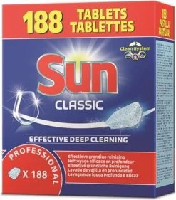 SUN® Sun Professional Vaatwastabletten - 188 Stuks -Schoonmaakproducten Winkel 1056x1200