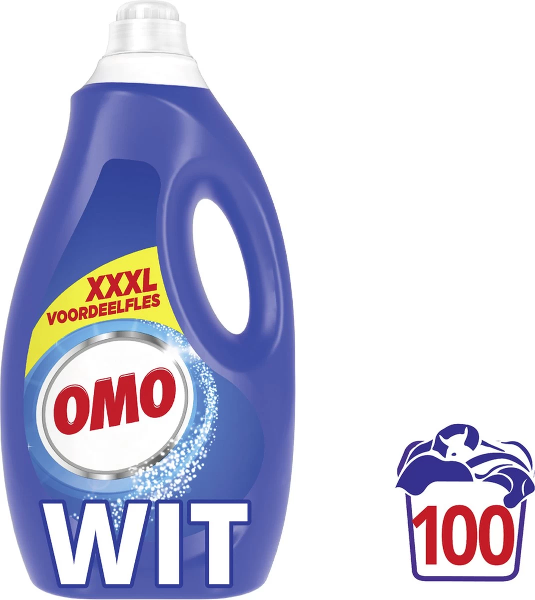 Omo Vloeibaar Wasmiddel Wit - 100 Wasbeurten - Grootverpakking 4 Omo Vloeibaar Wasmiddel Wit - 100 Wasbeurten - Grootverpakking - Afbeelding 3