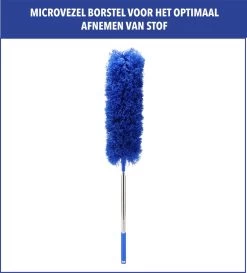 Telescopische Plumeau – Uitschuifbaar – Microvezel – Set Van 3 Opzetstukken – Stoffer – Ragebol -Schoonmaakproducten Winkel 1085x1200 5