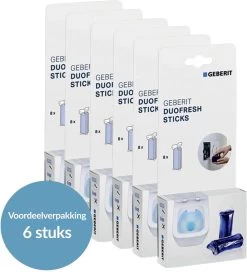 Geberit DuoFresh Sticks - 48 Stuks - Voordeelverpakking - Toilet/WC Blokjes Inbouwreservoir -Schoonmaakproducten Winkel 1091x1200