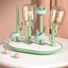 Merkloos Flessen Droogrek - Baby Flessenrek - Afdruiprek - Groen - Drying Rack - Bidon - Babyfles -Schoonmaakproducten Winkel 1095x1200 2