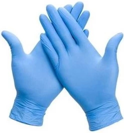 Merkloos Wegwerp Handschoenen - Nitril Handschoenen - Blauw XL - Poedervrij - 100 Stuks