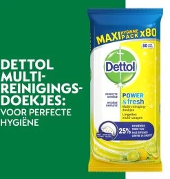 Dettol - 320 Schoonmaakdoekjes Power & Fresh - Citrus 2x80 - Oceanfris 2x80 -Schoonmaakproducten Winkel 1146x1200 2