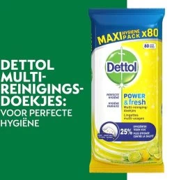 Dettol - 320 Schoonmaakdoekjes Power & Fresh - Citrus 2x80 - Oceanfris 2x80 -Schoonmaakproducten Winkel 1147x1200 10