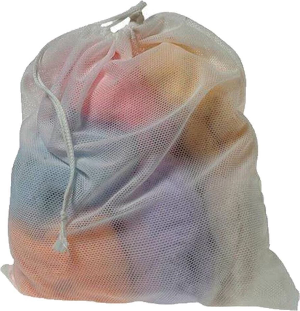 Wasnet Waszak - Groot - XL - 60 X 80 CM - Wit - Treksysteem - Trekbandsluiting - Polyester - Laundry Bag 3 Wasnet Waszak - Groot - XL - 60 X 80 CM - Wit - Treksysteem - Trekbandsluiting - Polyester - Laundry Bag