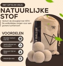 Drogerballen - Droogballen - Wasdrogerballen - Dryerballs - 6 Stuks - XL Formaat - Wol - Set 13 Drogerballen - Droogballen - Wasdrogerballen - Dryerballs - 6 Stuks - XL Formaat - Wol - Set -Schoonmaakproducten Winkel 1155x1200 3