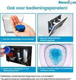 Needum Toiletblokjes Voor Inbouwreservoirs - WC Blokjes - Toiletblokken In Een Voordeelverpakking - 12 Stuks -Schoonmaakproducten Winkel 1155x1200 8