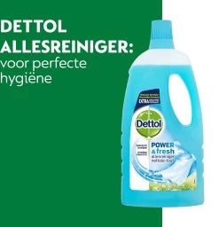 Dettol - Power & Fresh - Allesreiniger - Katoenfris - 8 X 1 Liter -Schoonmaakproducten Winkel 1157x1200 2