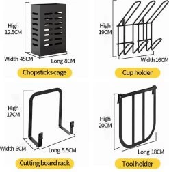 TammaT - Afdruiprek Met Lekbak 2 Laags – Inklapbaar - Afwasrek – Met 2 Lekbakken – Extra Accessories Voor Servies En Snijplanken - RVS - 38x35x26,5cm -Schoonmaakproducten Winkel 1174x1200 1