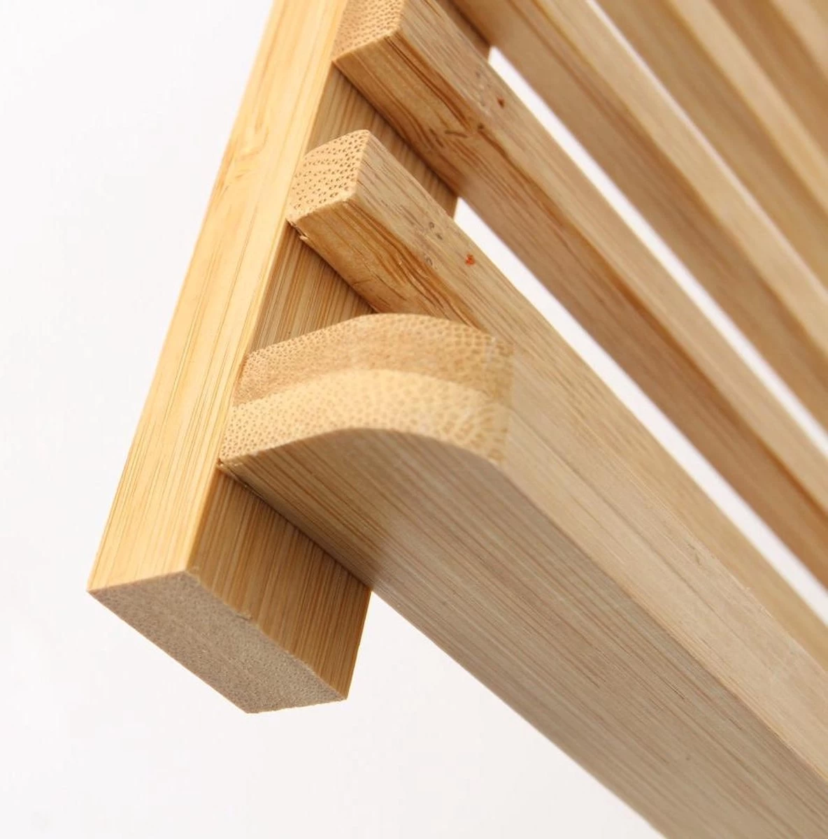 Merkloos Decopatent® Afdruiprek Voor Afwas - Bamboe - Hout - Inklapbaar Afdruiprek - Afwasrekje Inclusief Bestekhouder - Afwas Druiprek 5 Merkloos Decopatent® Afdruiprek Voor Afwas - Bamboe - Hout - Inklapbaar Afdruiprek - Afwasrekje Inclusief Bestekhouder - Afwas Druiprek - Afbeelding 3