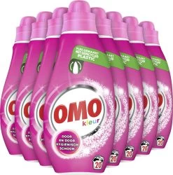 Omo Klein & Krachtig Kleur Vloeibaar Wasmiddel - 8 X 20 Wasbeurten - Voordeelverpakking 10 Omo Klein & Krachtig Kleur Vloeibaar Wasmiddel - 8 X 20 Wasbeurten - Voordeelverpakking -Schoonmaakproducten Winkel 1185x1200