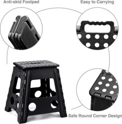 Buxibo - Kruk - Krukje - Keukentrap - Keukentrapje - Opvouwbaar Trapje - Keuken/Badkamer/Schuur Trapje - 29 X 24 X 40cm -Schoonmaakproducten Winkel 1187x1200 4