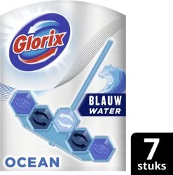 Glorix Power 5+ Ocean Toiletblokken - 7 Stuks - Voordeelverpakking
