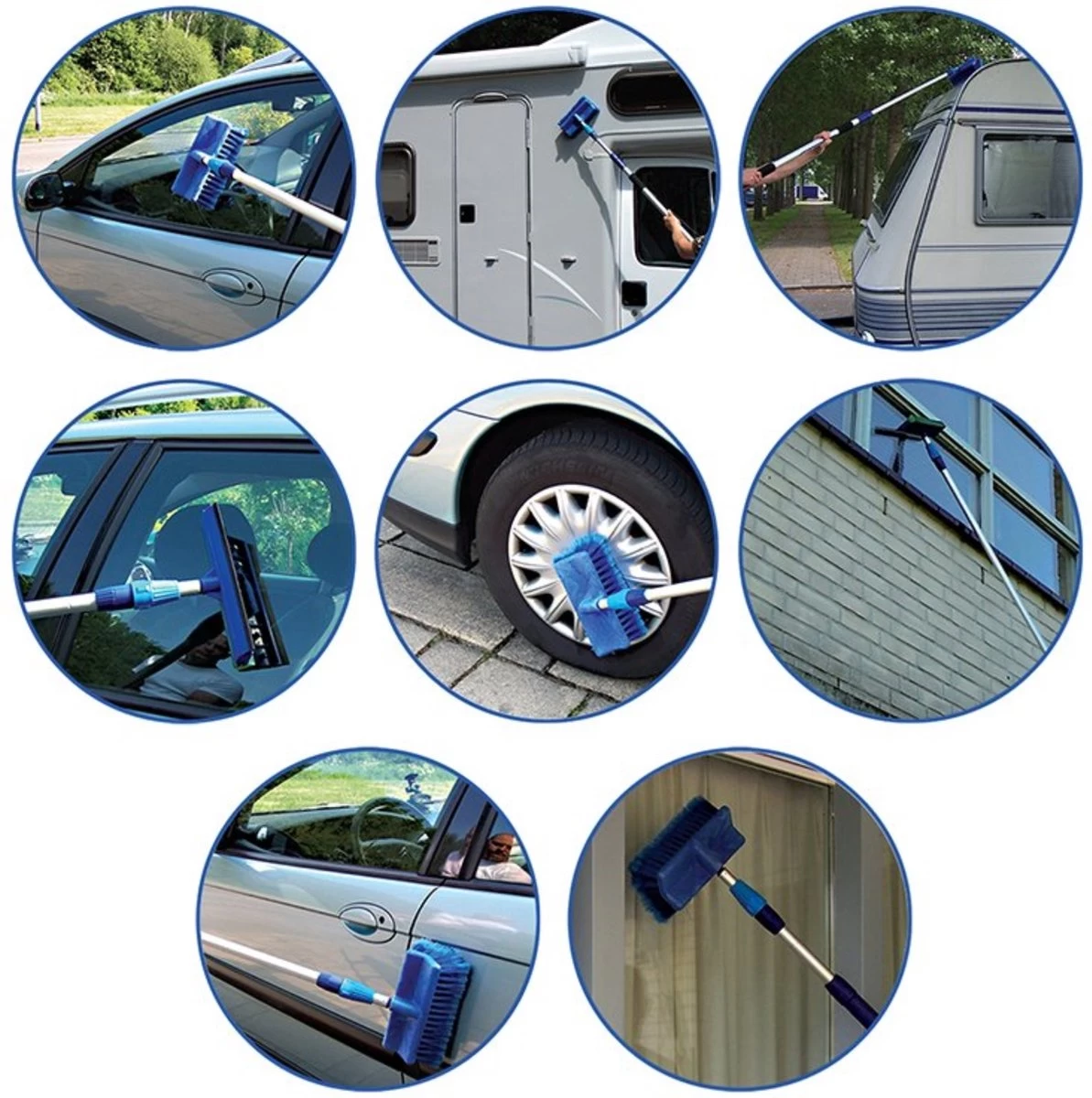 PROPLUS Pro Plus Wasborstel - Heavy Duty - Telescopische Steel - Uitschuifbaar Tot 3 Meter 13 PROPLUS Pro Plus Wasborstel - Heavy Duty - Telescopische Steel - Uitschuifbaar Tot 3 Meter - Afbeelding 11