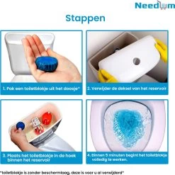 Needum Toiletblokjes Voor Inbouwreservoirs - WC Blokjes - Toiletblokken In Een Voordeelverpakking - 12 Stuks -Schoonmaakproducten Winkel 1198x1200 12