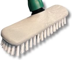 MAUS Luiwagen Met Steel - Schrobborstel 25 Cm. Polyamide Wit - Schrobber Met Steel - Made In EU -Schoonmaakproducten Winkel 1200x1002