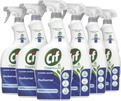 Cif CleanBoost Power & Shine Badkamer Spray - 6 X 750 Ml - Voordeelverpakking 16 Cif CleanBoost Power & Shine Badkamer Spray - 6 X 750 Ml - Voordeelverpakking -Schoonmaakproducten Winkel 1200x1009 3