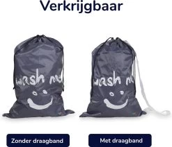 Wonair - Grote Waszak - Wash Me - Wastas - 60x90cm - Grijs - Met Trekkoord -Schoonmaakproducten Winkel 1200x1028 1