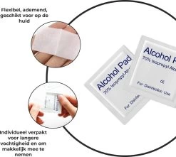 Merkloos Desinfectie Doekjes - 70% Isopropyl Alcohol - 200 Stuks -Schoonmaakproducten Winkel 1200x1076 4