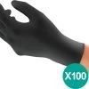 ANSELL MICROFLEX® 93-732 - Nitril Wegwerp Handschoenen, Latexvrij, Poedervrij, S, Zwart, 100 Stuks (0.7-0.11mm)