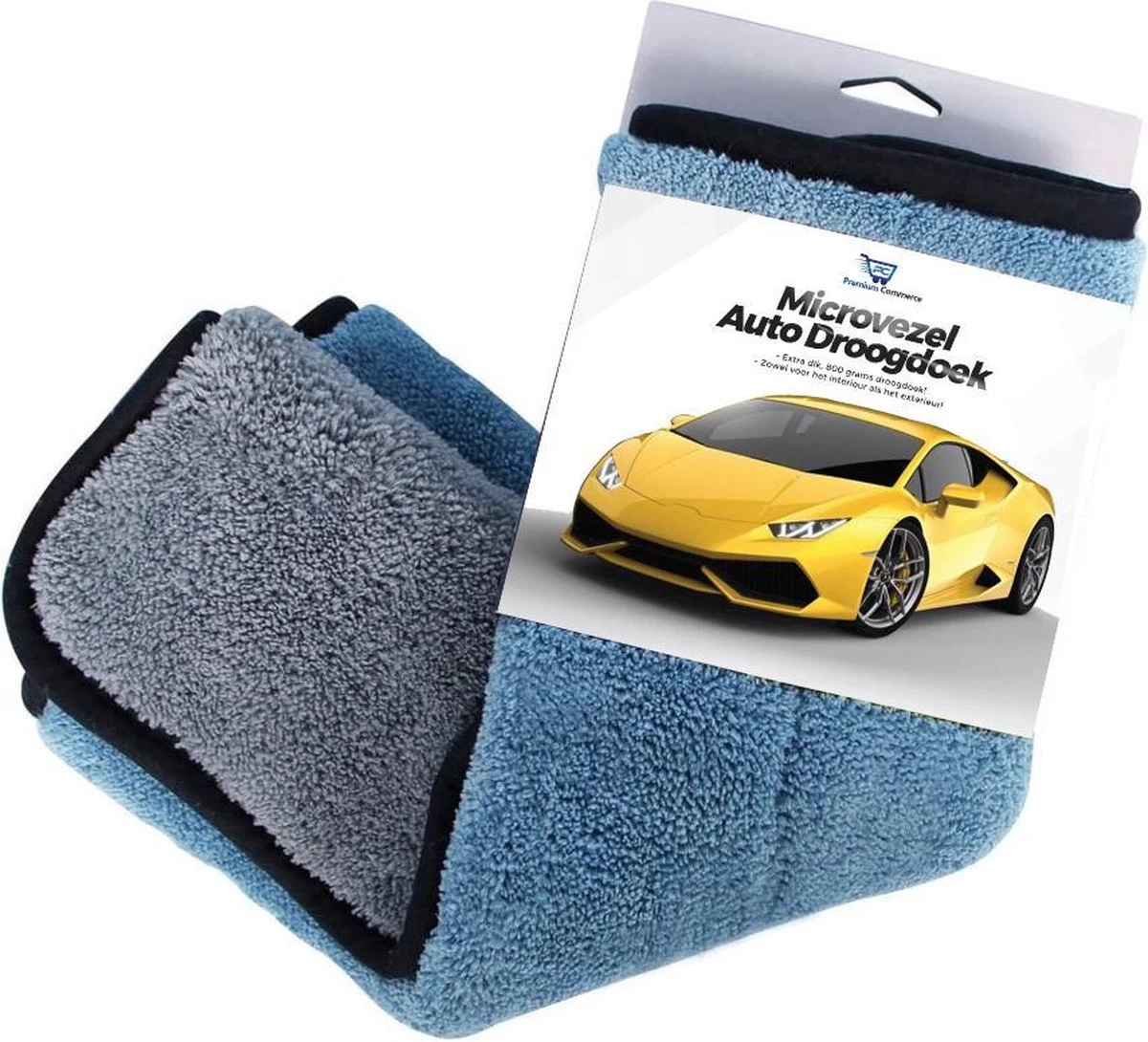Droogdoek Auto - Watermagneet - Microvezel - Doek - 45 X 38 Cm - Blauw - Super Zacht! 3 Droogdoek Auto - Watermagneet - Microvezel - Doek - 45 X 38 Cm - Blauw - Super Zacht!