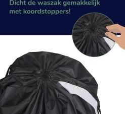 Wonair - Waszak Groot - 60x90cm - Zwart - Met Trekkoord En Draagband 12 Wonair - Waszak Groot - 60x90cm - Zwart - Met Trekkoord En Draagband -Schoonmaakproducten Winkel 1200x1097 2