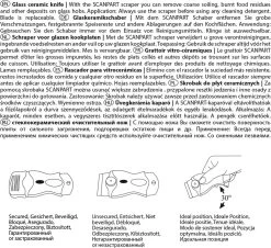 Scanpart Kookplaat Schraper - Schraapijzer - Radeermes - Voor Alle Glazen Kookplaten - Zoals Keramische Inductie En Halogeen Kookplaten - Kunststof - Vervangbaar Mesje - Krasvrij -Schoonmaakproducten Winkel 1200x1097 4