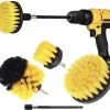 Merkloos 4-delige Borstelset Voor Boormachine - Inclusief Verlengstuk - Opzetborstels - Schrobborstel - Schuurborstel - Schoonmaakborstel - Tapijtreiniger - Brush - Geel - Gratis Verzending -Schoonmaakproducten Winkel 1200x1098