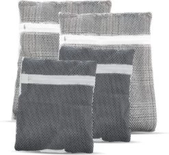 Orange85 Waszak - 4-Delige Set - Lingerie - Bh - Kleding - Met Ritssluiting - Waszakje - Groot - Klein - Wasgoed - Wasmachine - Wasnet - Polyester - Laundry Bag