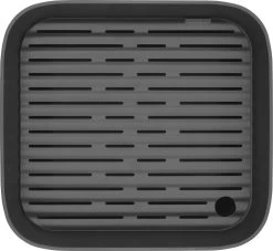 Brabantia SinkSide Afwasbak Vierkant - Met Afdruipschaal - Dark Grey -Schoonmaakproducten Winkel 1200x1105