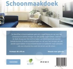 Ballista Ramenset Raamdoeken Droogdoek 45 X 60 Cm + Nanofiber 40 X 40 Cm Beide In Het Blauw Klasse 1 -Schoonmaakproducten Winkel 1200x1122 6