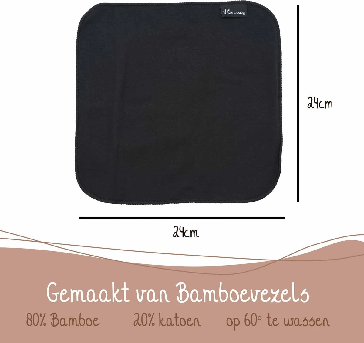 Bamboozy Vaatdoekjes Zwart 3 Stuks Herbruikbaar Keukenpapier Unpaper Towel Bamboevezels Plasticvrij 7 Bamboozy Vaatdoekjes Zwart 3 Stuks Herbruikbaar Keukenpapier Unpaper Towel Bamboevezels Plasticvrij - Afbeelding 5