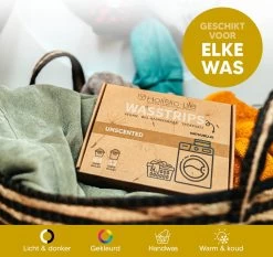 Wasmiddeldoekjes - Ongeparfumeerd Wasstrips 128 Wasbeurten – Wasmiddel Wasdoekjes - Natuurlijke Wasverzachter – Vegan – Zero Waste -Schoonmaakproducten Winkel 1200x1131 1