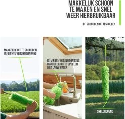 Strex Telescopische Plumeau Met Telescoopsteel - 60 Tot 140 Cm - Uitschuifbaar - Wasbaar - Flexibel 360° Draaibaar - Microvezel Ragebol -Schoonmaakproducten Winkel 1200x1146 2