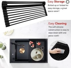 BOTC Afdruiprek - Verstelbaar - Afdruipmat Voor Afwas - Pannenonderzetter - Opvouwbaar -Schoonmaakproducten Winkel 1200x1153 3