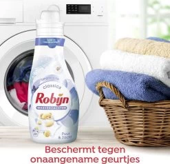 Robijn Puur & Zacht Wasverzachter - 4 X 30 Wasbeurten - Voordeelverpakking -Schoonmaakproducten Winkel 1200x1156 1