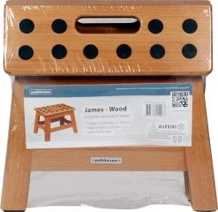 PUHLMANN - Inklapbare Kruk, JAMES, Hout, 23 Cm Hoog, Max 150 Kilo -Schoonmaakproducten Winkel 1200x1164 3