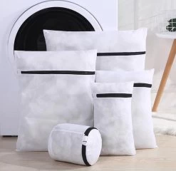 Merkloos Waszakken | Set Van 5 Waszakjes Met Rits - Waszak - Wasnet - Kledingzakjes - BH Was Zakjes - Laundry Bag Set Voor Ondergoed - Kleding - Delicaat Wasgoed - Wasmachine Zakjes - Wasgoed -Schoonmaakproducten Winkel 1200x1167