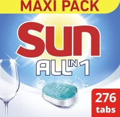SUN® Sun All-in 1 Normaal Vaatwastabletten - 276 Tabletten - Voordeelverpakking 15 SUN® Sun All-in 1 Normaal Vaatwastabletten - 276 Tabletten - Voordeelverpakking -Schoonmaakproducten Winkel 1200x1174 5