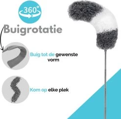VAIVE Plumeau Uitschuifbaar - Stoffer - Duster - Ragebol Met Telescoopsteel -Schoonmaakproducten Winkel 1200x1179 5