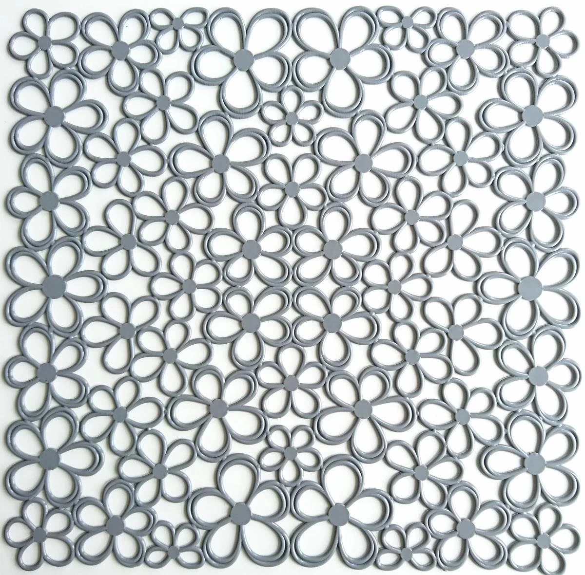 Merkloos Papillon - 2 Stuks Gootsteenmat - Bloem Grijs - 31,5 X 31,5 Cm 3 Merkloos Papillon - 2 Stuks Gootsteenmat - Bloem Grijs - 31,5 X 31,5 Cm