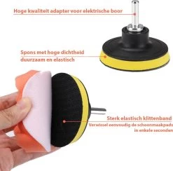 Borstelset Boormachine 25 Delig - Schuursponsjes- Schrobborstel – Boorborstel – Schuurborstel - Borstel Boormachine – Schoonmaakborstel – Reinigingsborstel – Tapijtreiniger - Borstelset -Schoonmaakproducten Winkel 1200x1184 12