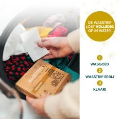 Wasmiddeldoekjes - Ongeparfumeerd Wasstrips 128 Wasbeurten – Wasmiddel Wasdoekjes - Natuurlijke Wasverzachter – Vegan – Zero Waste -Schoonmaakproducten Winkel 1200x1187