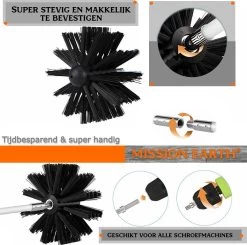 Schoorsteenveegset - 8 Meter - 2 Borstelkoppen - Professioneel - Schoorsteen Borstel - Veegkit - Haardset Voor Houtkachel - Flexibel - Schoorsteenveger - Pelletkachel Accessoires - Schoorsteen Reiniger - Geschikt Voor Boormachines 15 Schoorsteenveegset - 8 Meter - 2 Borstelkoppen - Professioneel - Schoorsteen Borstel - Veegkit - Haardset Voor Houtkachel - Flexibel - Schoorsteenveger - Pelletkachel Accessoires - Schoorsteen Reiniger - Geschikt Voor Boormachines -Schoonmaakproducten Winkel 1200x1188 11