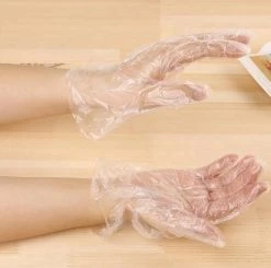 Merkloos 200 Stuks Plastic Wegwerp Handschoenen Voordeelverpakking - Wegwerp - Transparante Plastic Wegwerphandschoenen Large 2 X 100st Voordeelverpakking -Schoonmaakproducten Winkel 1200x1188 13