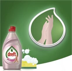 Dreft Clean & Care Rose & Satin Afwasmiddel - 8x780ml - Voordeelverpakking -Schoonmaakproducten Winkel 1200x1188 7
